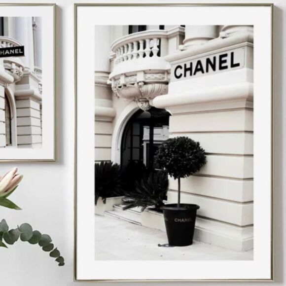 🔥NEW Coco Chanel Fashion Luxury Paris Street Store Window Shop print B&W photos - Picture 4 of 7